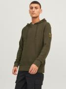 NU 20% KORTING: Jack & Jones Capuchontrui JCOCLASSIC TWILL KNIT HOOD S...