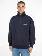 NU 20% KORTING: Tommy Hilfiger Sweatshirt MONOTYPE HONEYCOMB 1/4 ZIP