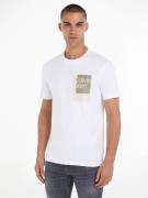 NU 20% KORTING: Calvin Klein T-shirt OVERLAY BOX LOGO T-SHIRT
