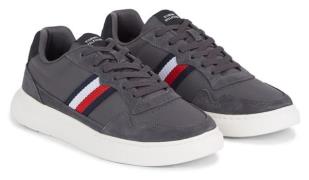 NU 20% KORTING: Tommy Hilfiger Sneakers LIGHT CUPSOLE LTH MIX STRIPES