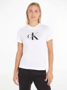 NU 20% KORTING: Calvin Klein Shirt met ronde hals CORE MONOGRAM REGULA...