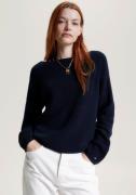 Tommy Hilfiger Gebreide trui in ribgebreide look