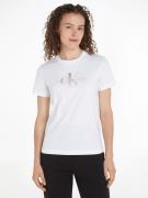 NU 20% KORTING: Calvin Klein T-shirt DIFFUSED MONOLOGO REGULAR TEE