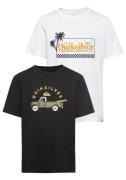 Quiksilver T-shirt ROKELIATABUNYSS TEES (2-delig, Set van 2)