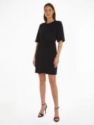 NU 20% KORTING: Calvin Klein Midi-jurk STRUCTURE TWLL MINI SHIFT DRESS