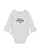 Tommy Hilfiger Jumpsuit BABY TH LOGO BODY L/S met een logo-opschrift