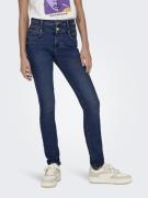 NU 25% KORTING: Only Skinny fit jeans ONLDAISY HW DB YOKE ZIP SKINNY D...