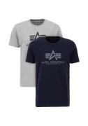 Alpha Industries T-shirt Alpha Industries Men - T-Shirts Basic T 2 Pac...