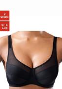 NU 20% KORTING: Petite fleur Beugel-bh van microtouch-materiaal (Set v...