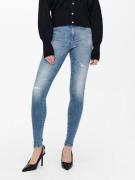 NU 25% KORTING: Only Skinny fit jeans ONLPOWER MID PUSH UP SK DEST DNM...