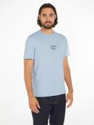 NU 20% KORTING: Calvin Klein T-shirt OPTIC LINE LOGO T-SHIRT
