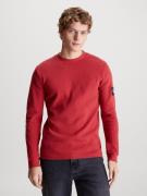 Calvin Klein Shirt met lange mouwen BADGE WAFFLE LS TEE