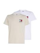TOMMY JEANS T-shirt TJM SLIM 2PACK S/S FLAG DNA TEE met grote logoprin...