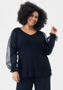 NU 20% KORTING: ADIA Blouse met lange mouwen in 2-in-1 look