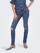 NU 20% KORTING: Only Skinny fit jeans ONLANEMONE MID SK VIS BUT DES DN...