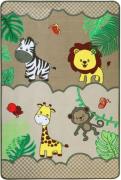 Primaflor-Ideen in Textil Kindervloerkleed Safari Motief dieren van de...