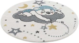 Carpet City Kindervloerkleed Anime9385 Babykleed, sterren, maan, nacht...