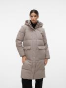 Vero Moda Gewatteerde jas VMMADELYN LONG COAT NOOS ook als bodywarmer ...