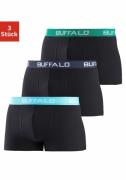 Buffalo Boxershort voor jongens met contrastkleurige boord (set, 3 stu...