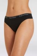 NU 20% KORTING: Calvin Klein T-string THONG met ck-logo op de tailleba...