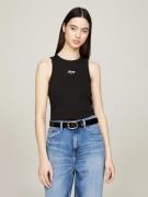 NU 20% KORTING: Tommy Jeans Curve Tanktop TJW SLIM SCRIPT TANK EXT