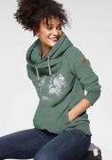 NU 20% KORTING: Ragwear Sweater GRIPY BUTTON WORLD O Hoodie met statem...