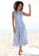 NU 20% KORTING: Beachtime Zomerjurk met bloemenprint, midi jurk van je...