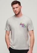 NU 20% KORTING: Superdry Shirt met print SD-NEON TRAVEL CHEST LOOSE TE...
