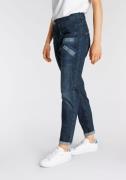 Herrlicher Ankle jeans SHYRA CROPPED ORGANIC met logo op de zijkant