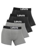 Levi's® Boxershort Heren Solid Logo Boxer 4-pack (set, 4 stuks)