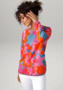 Aniston CASUAL Sweatshirt met een grote, kleurrijke bloemenprint