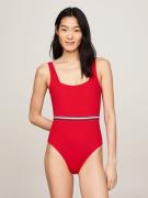 NU 20% KORTING: Tommy Hilfiger Swimwear Badpak SQUARE NECK ONE PIECE