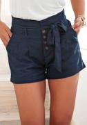 NU 20% KORTING: Lascana Short in een casual linnen look, korte broek, ...