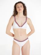 Tommy Hilfiger Swimwear Triangel-bikinitop TRIANGLE RP met ribstructuu...