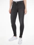 NU 20% KORTING: TOMMY JEANS Skinny fit jeans met logo badge en borduur...