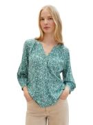 Tom Tailor Gedessineerde blouse met serafino-kraag