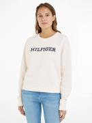 NU 20% KORTING: Tommy Hilfiger Sweatshirt REG MONOTYPE EMB SWEATSHIRT ...