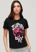 NU 25% KORTING: Superdry Shirt met korte mouwen LO-FI ROCK GRAPHIC FIT...