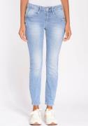 NU 20% KORTING: GANG Skinny fit jeans 94NELE X-CROPPED met driehoekige...