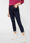 STREET ONE Slim fit jeans Style Mom met contrasterende stiksels op de ...