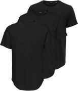 NU 20% KORTING: ONLY & SONS T-shirt ONSMATT LONGY SS TEE 3-PACK (3-del...