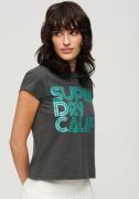 NU 20% KORTING: Superdry Shirt met korte mouwen RETRO GLITTER LOGO CAP...