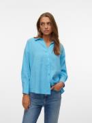 NU 20% KORTING: Vero Moda Overhemdblouse VMQUEENY LS OVERSIZE SHIRT WV...