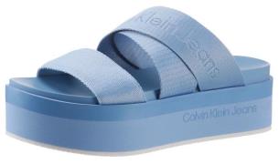 Calvin Klein Slippers FLATFORM SANDAL WEBBING IN MR