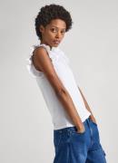 NU 20% KORTING: Pepe Jeans T-shirt Lindsay met ruches