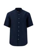 NU 20% KORTING: FYNCH-HATTON Overhemd met korte mouwen met logo in rel...