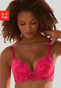 Lascana Push-up-bh Marla met geïntegreerde pads en modieus kant, linge...