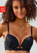 Lascana Push-up-bh Marla met geïntegreerde pads en modieus kant, linge...