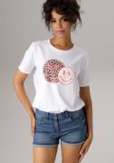 Aniston CASUAL T-shirt met coole smileys print