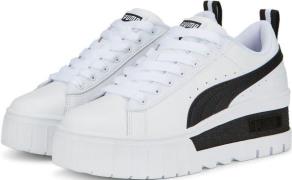 NU 20% KORTING: PUMA Sneakers Mayze Wedge Wns met trendy plateauzool